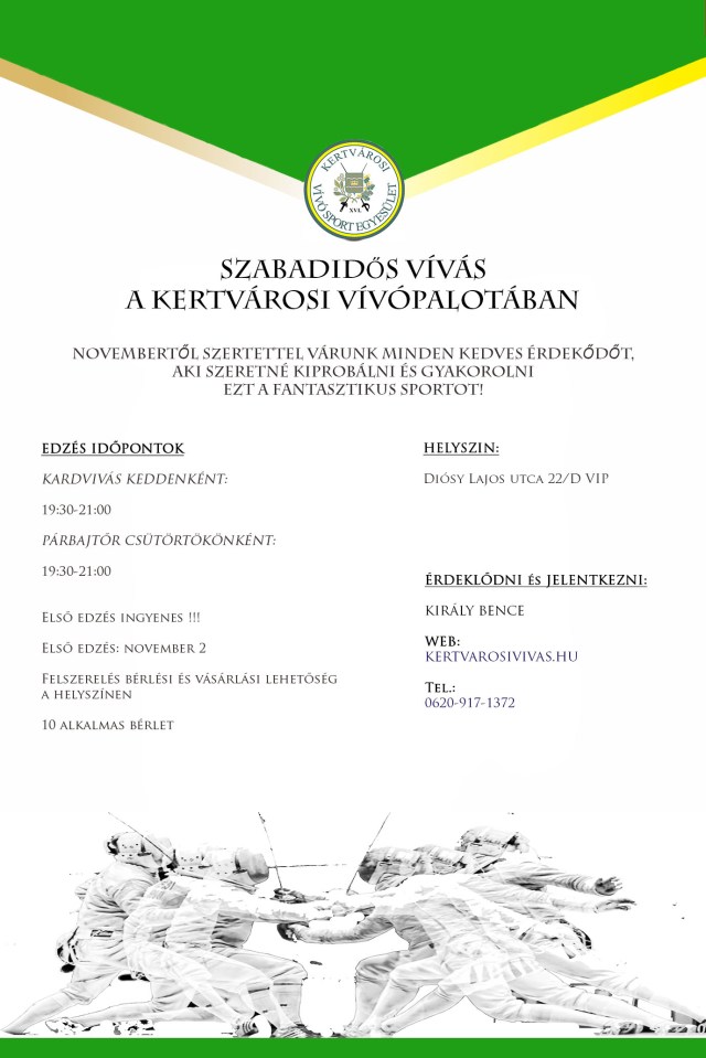 Felnőtt vivás KESZ