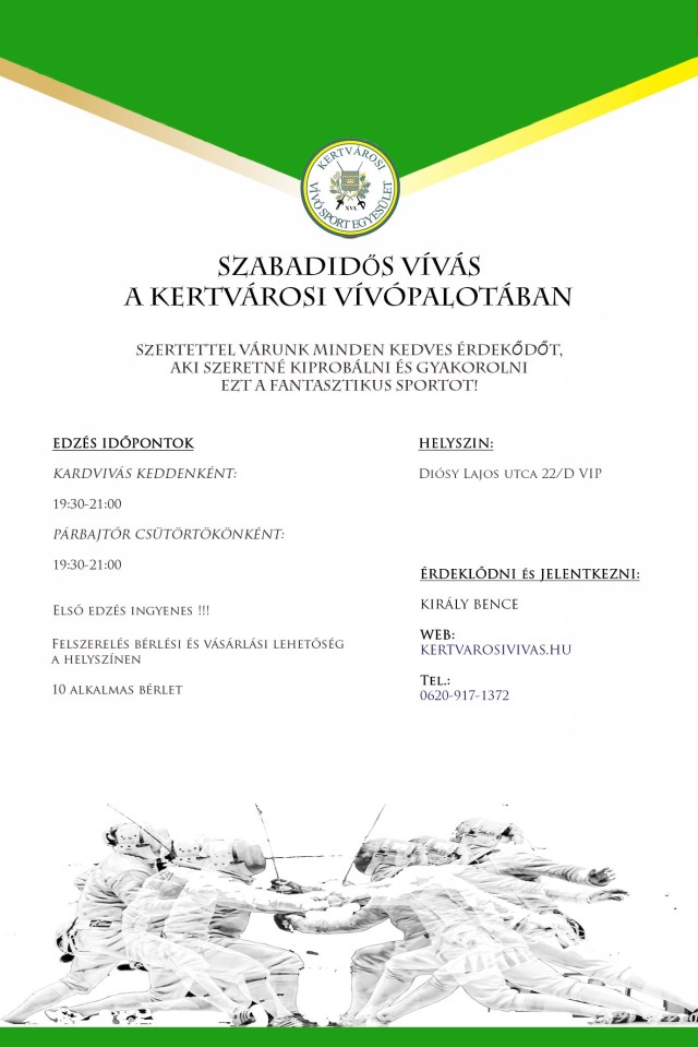 Felnőtt vivás 2018